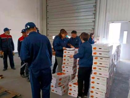 公司购买玫瑰香橙用于专项扶贫